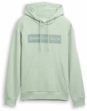 TOM TAILOR DENIM Mikina  petrolejová / mätová