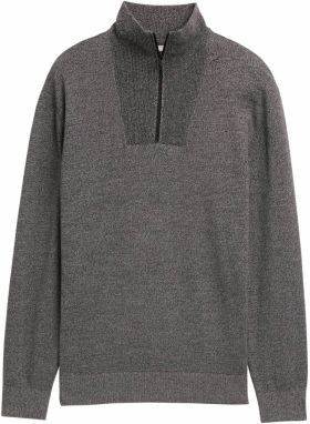 TOM TAILOR DENIM Sveter  sivá melírovaná