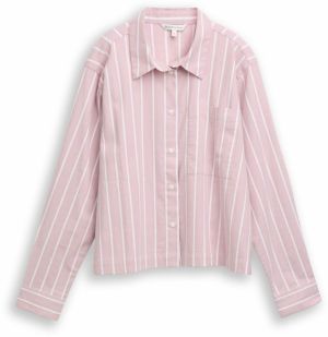 TOM TAILOR DENIM Blúzka  rosé / biela