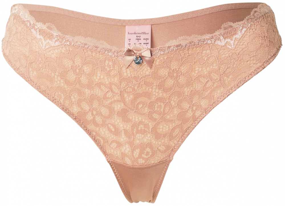 Hunkemöller Tangá 'Marine'  svetlohnedá