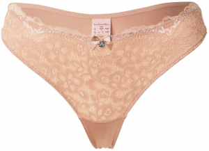 Hunkemöller Tangá 'Marine'  svetlohnedá
