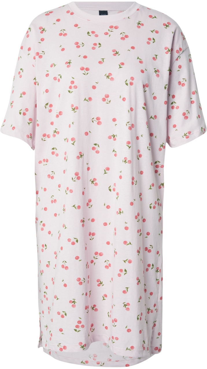 Hunkemöller Nočná košieľka  zelená / ružová / svetloružová