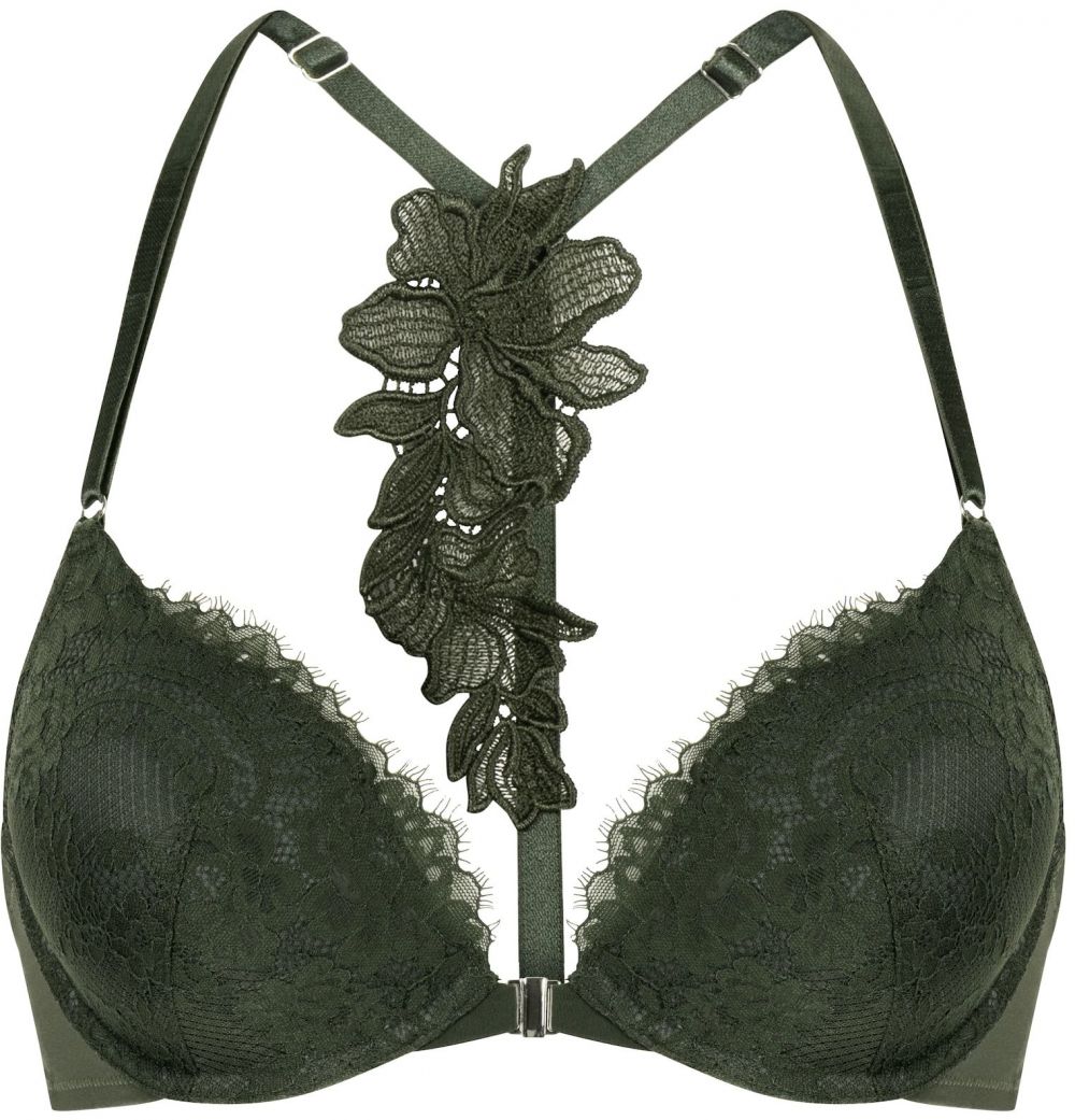 Hunkemöller Podprsenka 'Amara'  tmavozelená