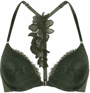 Hunkemöller Podprsenka 'Amara'  tmavozelená