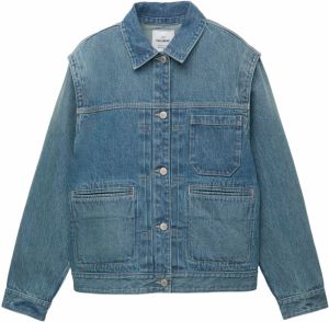 Pull&Bear Prechodná bunda  modrá denim