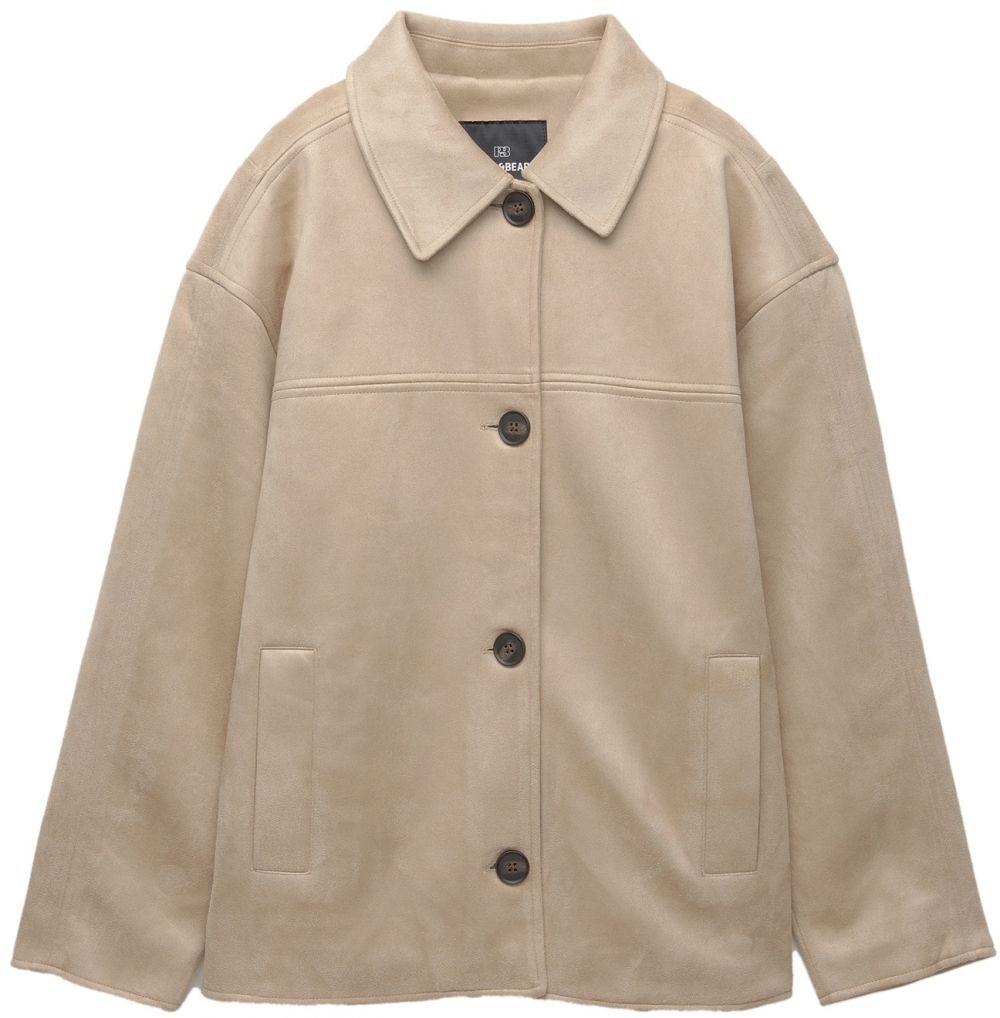 Pull&Bear Prechodná bunda  tmelová