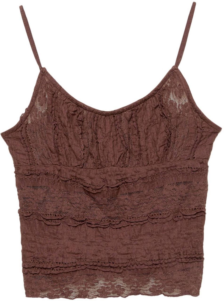Pull&Bear Top  hnedá