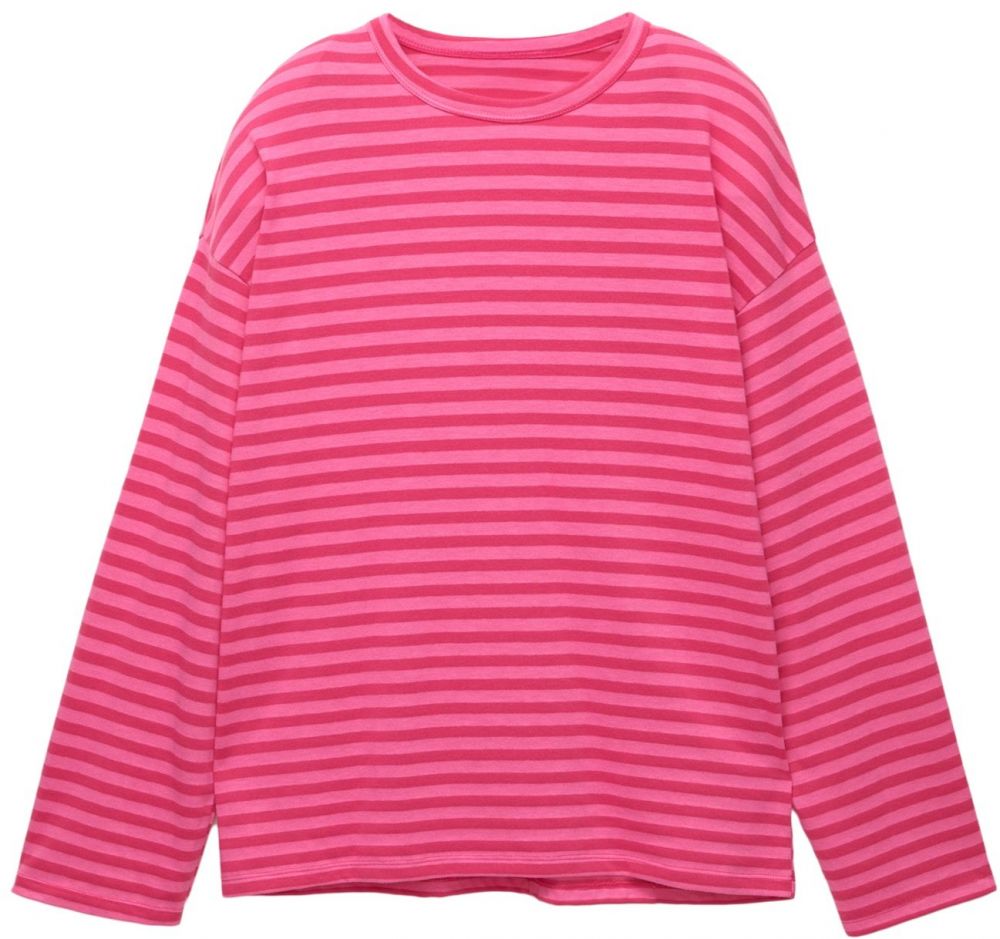 Pull&Bear Tričko  fuksia / svetloružová