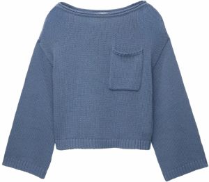 Pull&Bear Sveter  zafírová