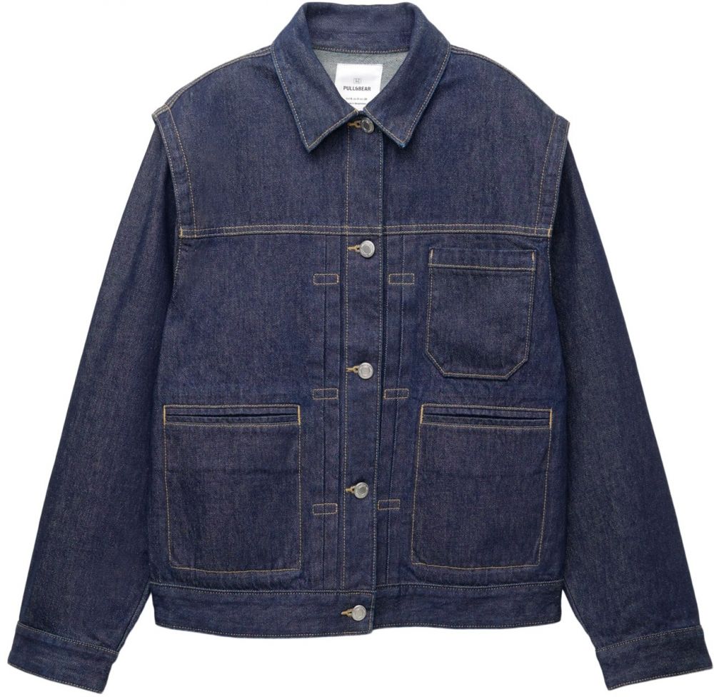 Pull&Bear Prechodná bunda  námornícka modrá