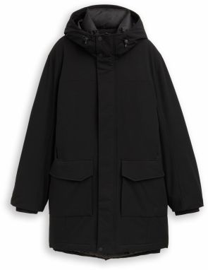 TOM TAILOR DENIM Zimná parka  čierna