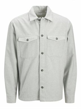 JACK & JONES Prechodná bunda 'JJEPERFECT'  svetlosivá