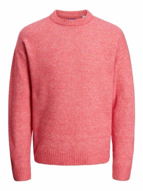 JACK & JONES Sveter 'JJESoho Ollie'  staroružová