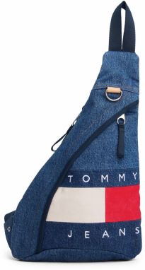 Tommy Jeans Taška cez rameno  námornícka modrá / modrá denim / červená / biela