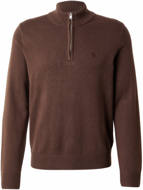 Abercrombie & Fitch Sveter  hnedá