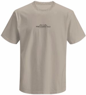 JACK & JONES Tričko 'JPRBLACASPER'  sivobéžová / čierna