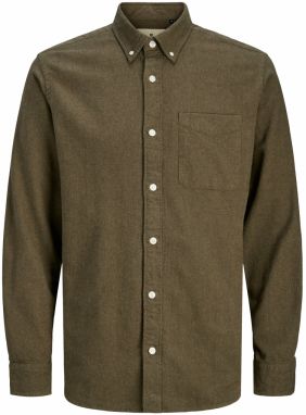 JACK & JONES Košeľa 'JPRBLUBROOK'  farby bahna