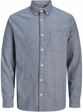 JACK & JONES Košeľa 'JPRBLUBROOK'  modrá melírovaná