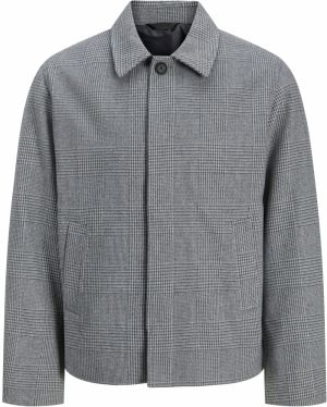 JACK & JONES Prechodná bunda 'JJEHARRIS'  antracitová / biela