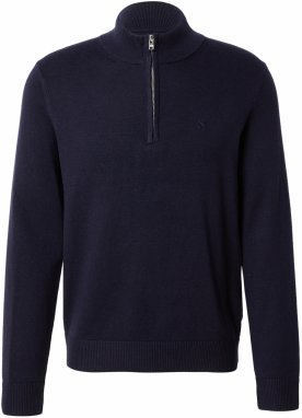 Abercrombie & Fitch Sveter  námornícka modrá