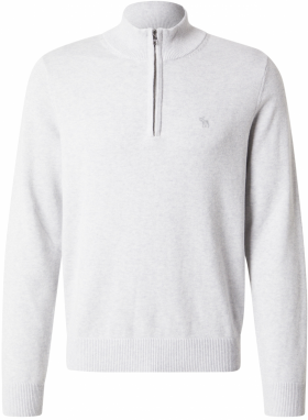 Abercrombie & Fitch Sveter  svetlosivá