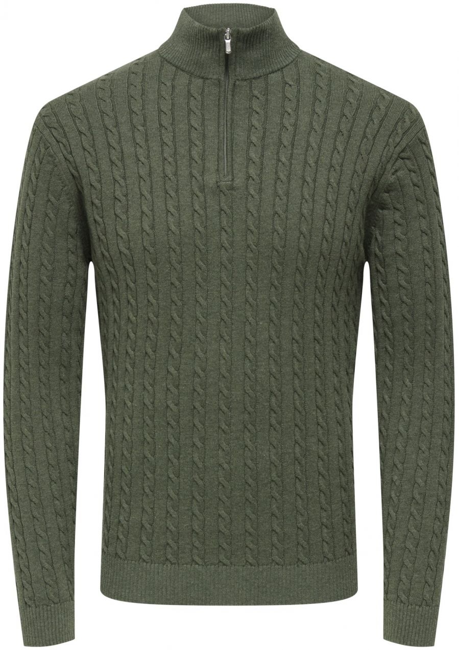 Only & Sons Sveter 'ONSLoui'  čadičová