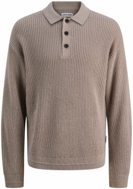 JACK & JONES Sveter 'JJKAITO'  tmavošedá