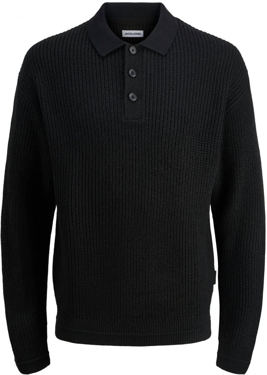 JACK & JONES Sveter 'JJKAITO'  čierna