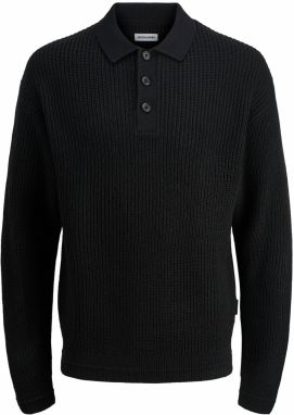 JACK & JONES Sveter 'JJKAITO'  čierna