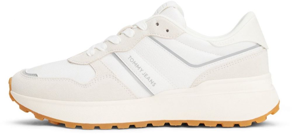 Tommy Jeans Nízke tenisky 'CLEATED RUNNER'  nebielená / biela