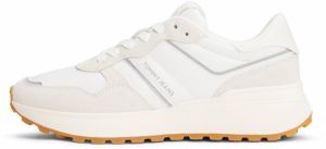 Tommy Jeans Nízke tenisky 'CLEATED RUNNER'  nebielená / biela