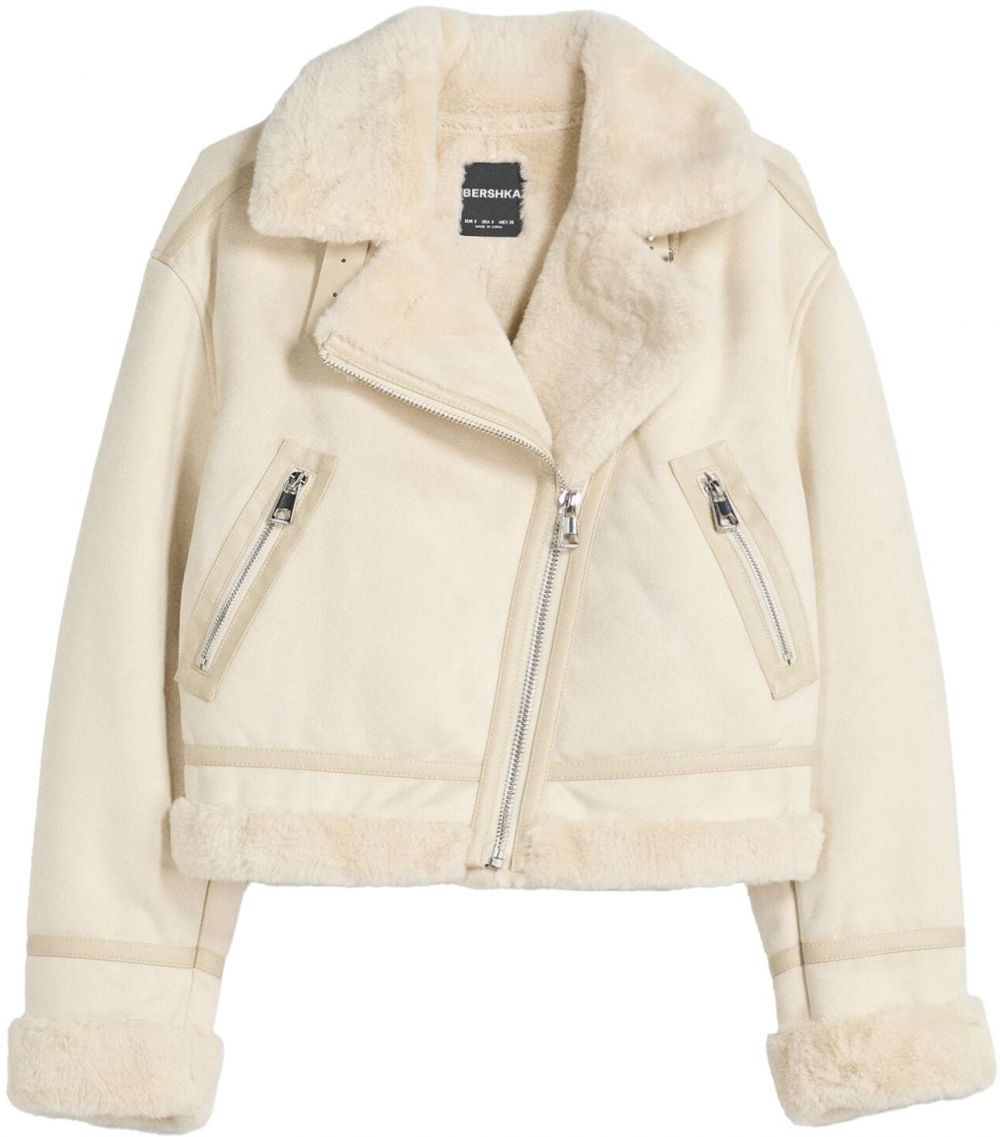 Bershka Prechodná bunda  žltá