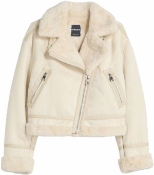 Bershka Prechodná bunda  žltá