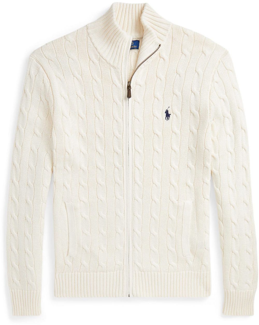 Polo Ralph Lauren Kardigán  krémová / námornícka modrá