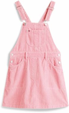 Tommy Jeans Šaty  námornícka modrá / svetloružová / červená / biela