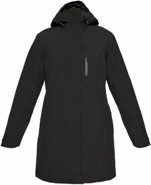 ICEPEAK Outdoorová bunda 'BAGHERIA'  čierna / biela