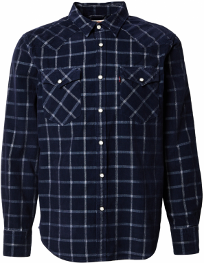 LEVI'S ® Košeľa 'BARSTOW'  námornícka modrá / svetlomodrá / biela
