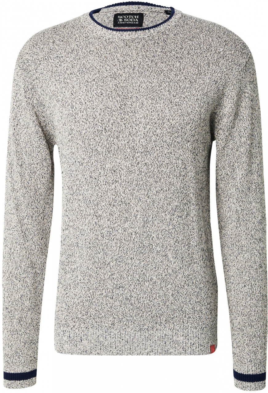 SCOTCH & SODA Sveter  námornícka modrá / svetlosivá