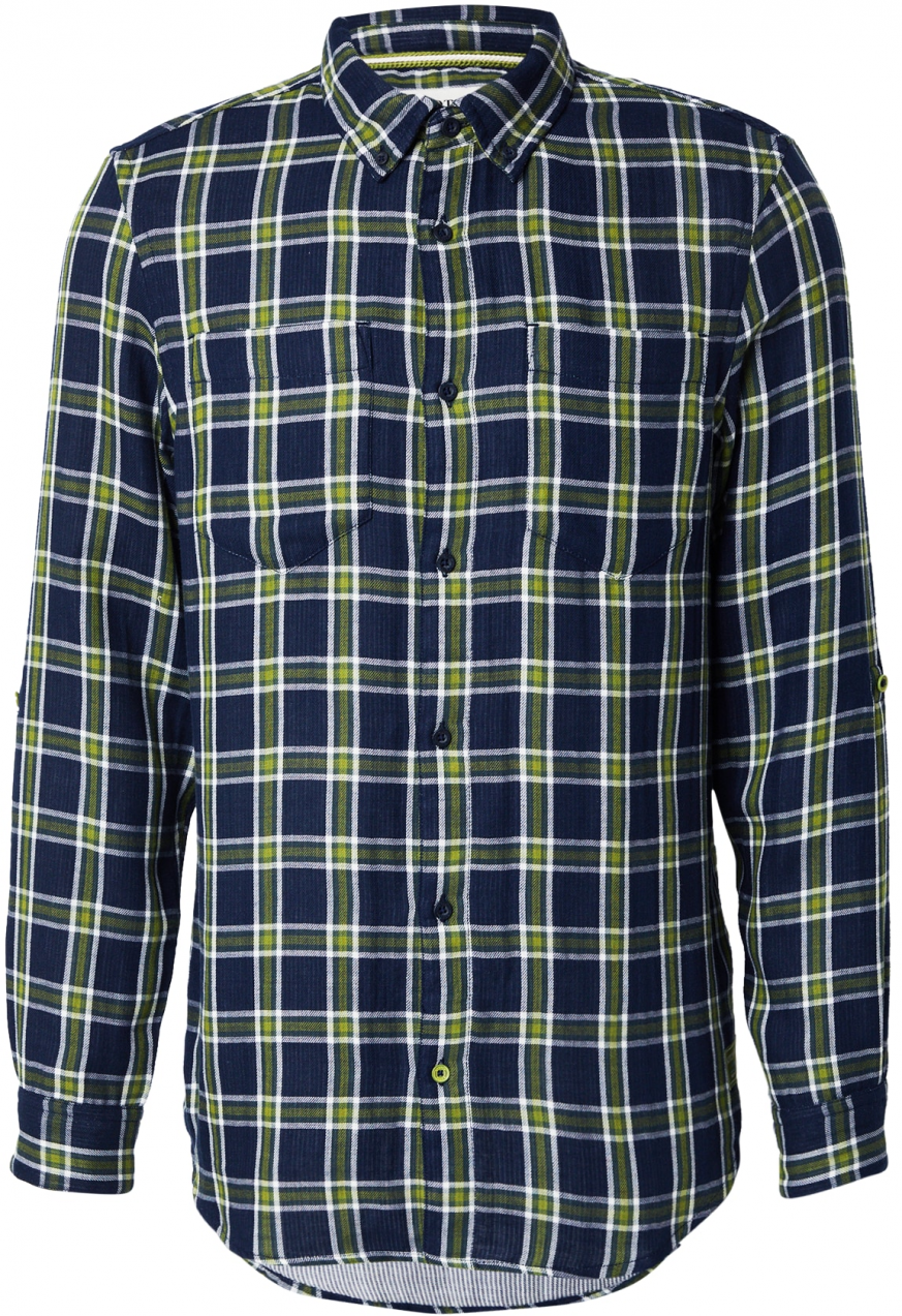 SCOTCH & SODA Košeľa  tmavomodrá / kiwi / biela