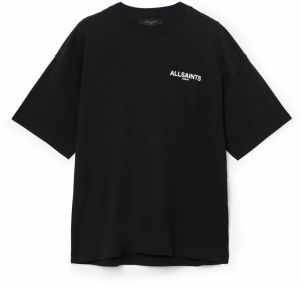 AllSaints Tričko 'ANIA ETTA'  tmavozelená / červená / čierna / biela