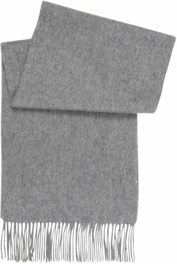 DAN FOX APPAREL Šál 'Finnley'  sivá melírovaná