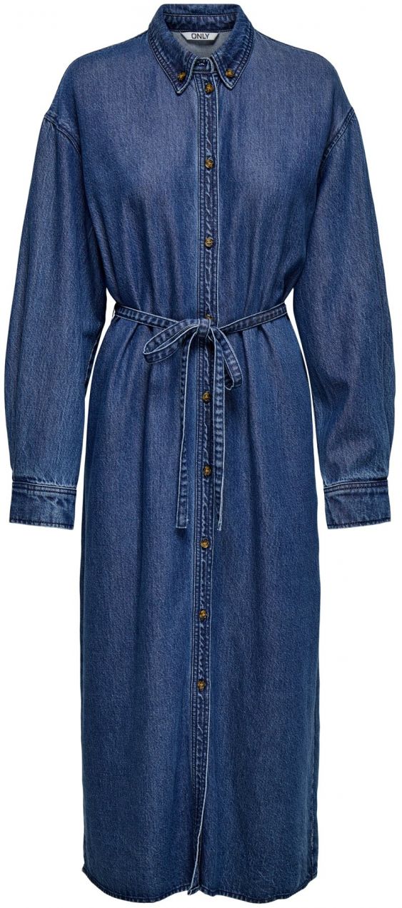 ONLY Košeľové šaty 'ONLKATHRINE'  modrá denim