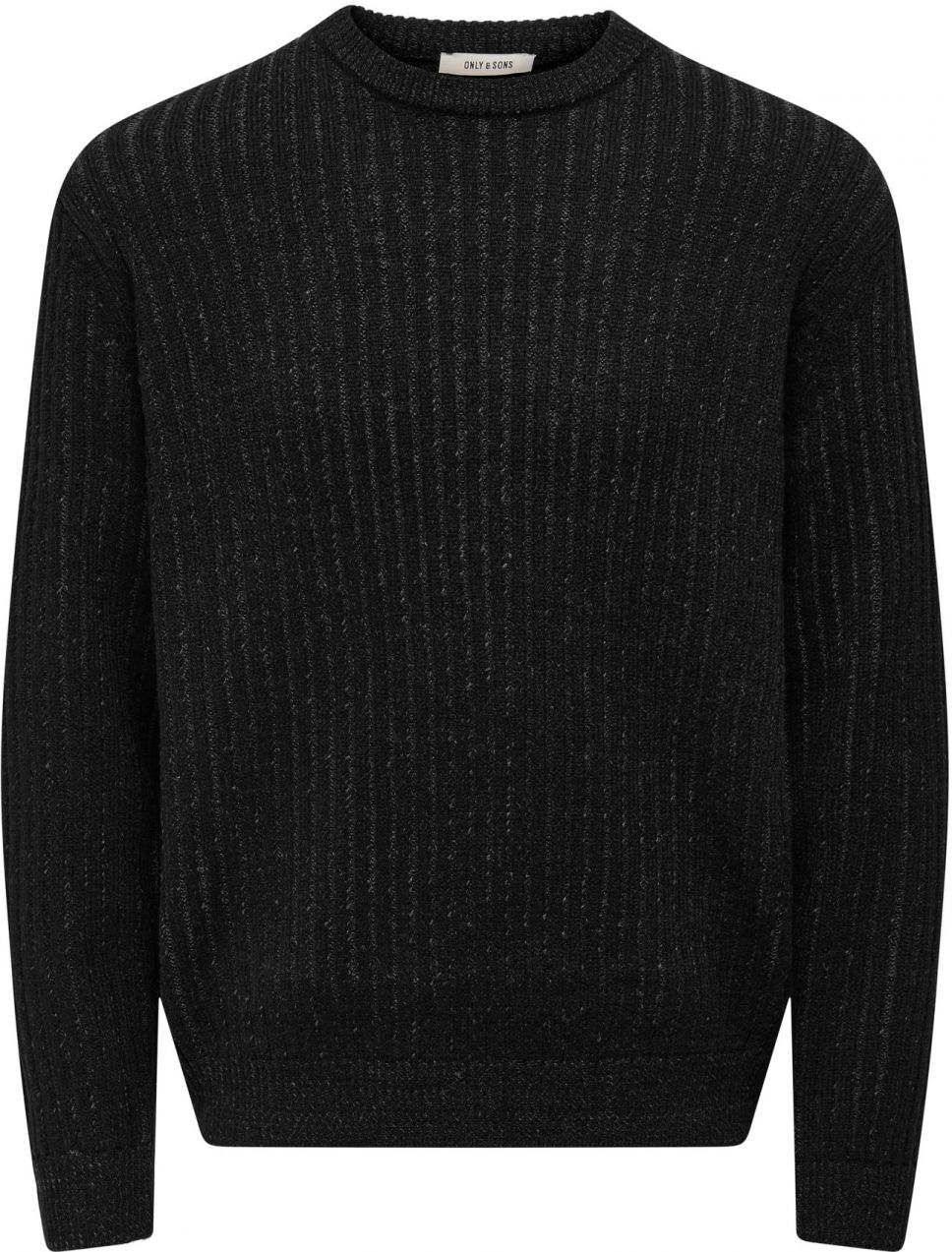Only & Sons Sveter 'ONSMICHAEL'  čierna melírovaná
