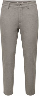 Only & Sons Chino nohavice 'ONSMARK'  hnedá melírovaná