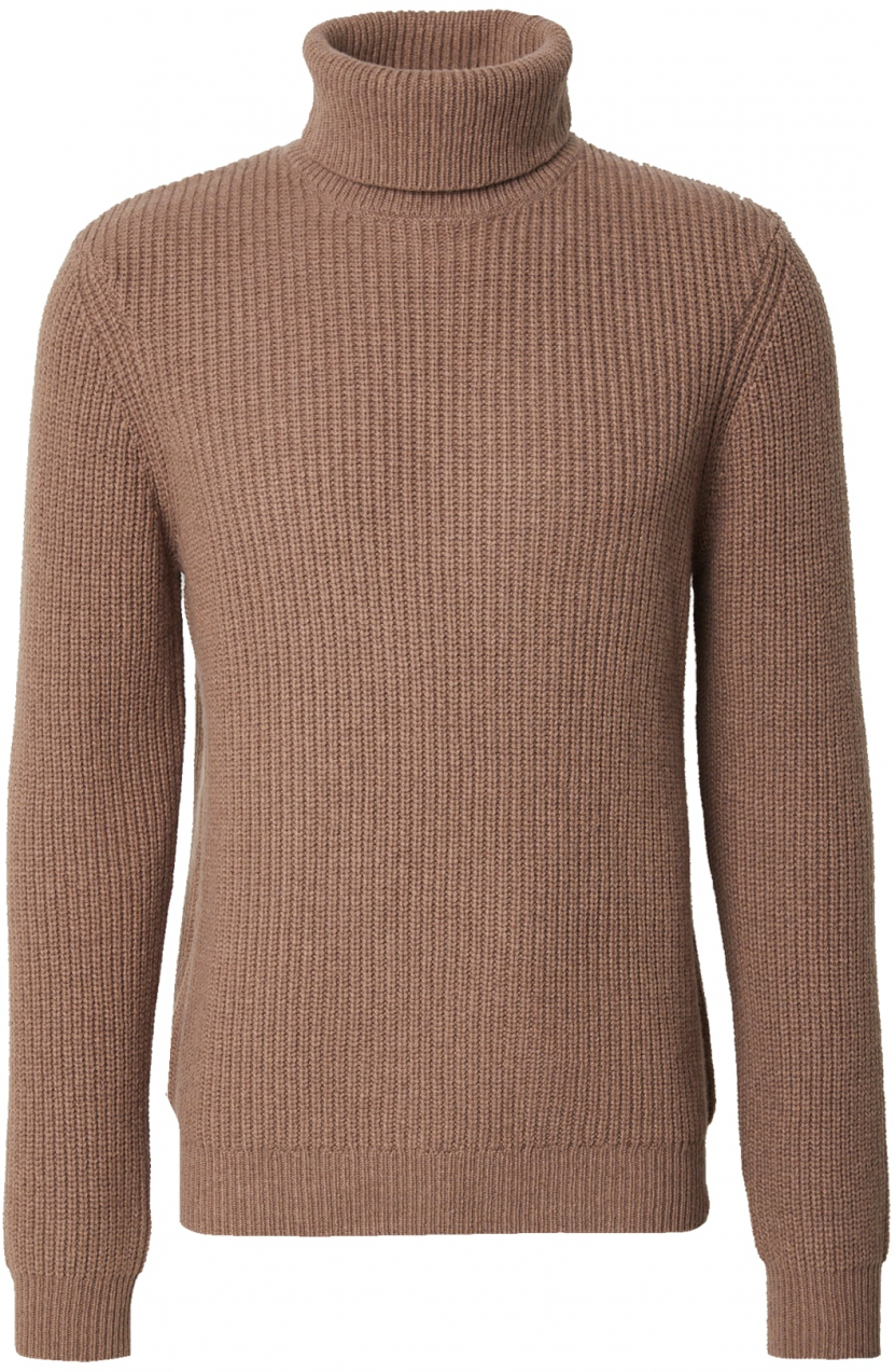 DAN FOX APPAREL Sveter 'Georg'  tmavošedá