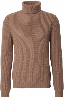 DAN FOX APPAREL Sveter 'Georg'  tmavošedá