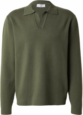 DAN FOX APPAREL Sveter 'Jaron'  zelená