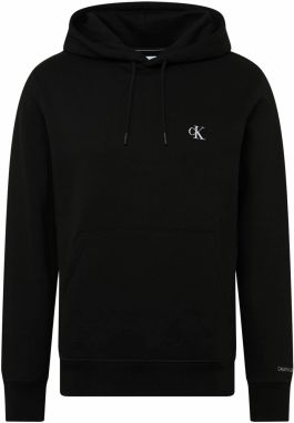 Calvin Klein Jeans Mikina 'Essential'  čierna / biela