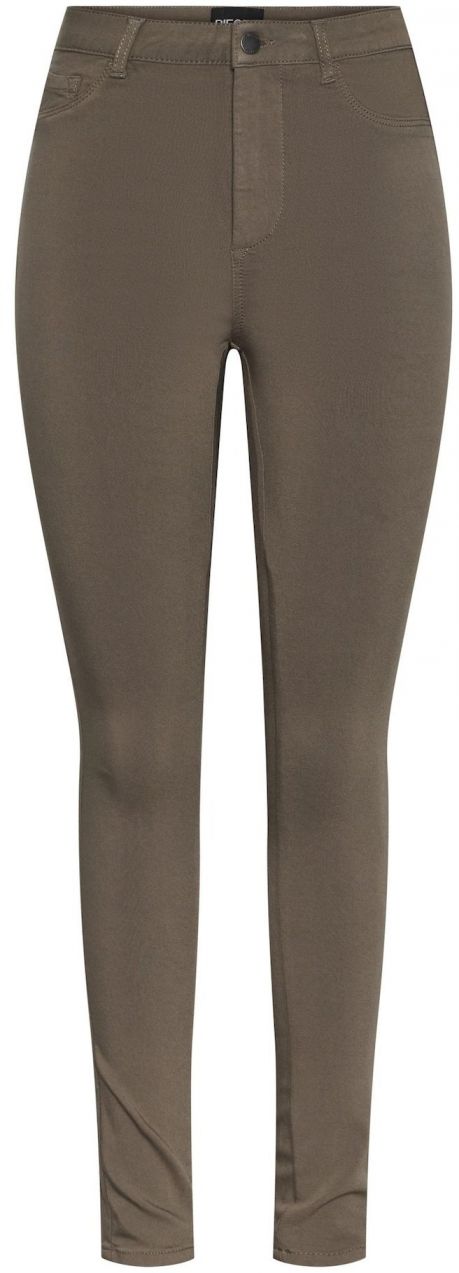 PIECES Jeggings  čokoládová