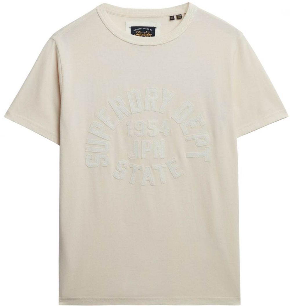 Superdry Oversize tričko  biela / prírodná biela
